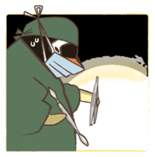 tooth,bug&penguin sticker #1141818