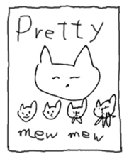 The interlude of the cat named RIN Fe/EV sticker #1142036