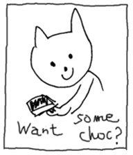 The interlude of the cat named RIN Fe/EV sticker #1142047