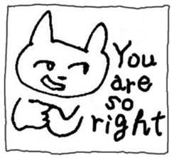 The interlude of the cat named RIN Fe/EV sticker #1142049