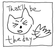 The interlude of the cat named RIN Fe/EV sticker #1142054