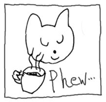 The interlude of the cat named RIN Fe/EV sticker #1142055