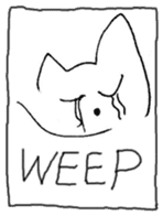 The interlude of the cat named RIN Fe/EV sticker #1142063