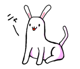 freedom rabbit sticker #1142268