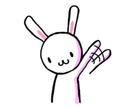 freedom rabbit sticker #1142269