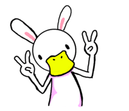 freedom rabbit sticker #1142281