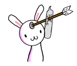 freedom rabbit sticker #1142285