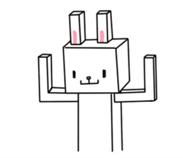 freedom rabbit sticker #1142291