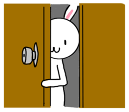 freedom rabbit sticker #1142298