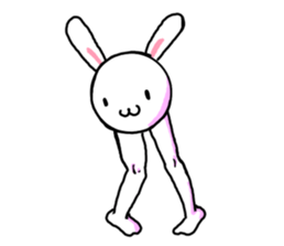 freedom rabbit sticker #1142300