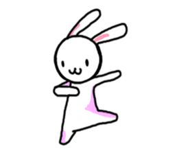 freedom rabbit sticker #1142302