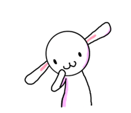 freedom rabbit sticker #1142304