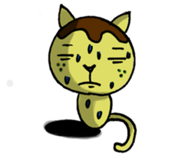 Octopus Dumpling Cat's usual day sticker #1142429