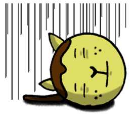 Octopus Dumpling Cat's usual day sticker #1142431