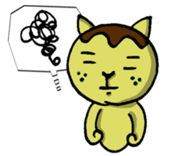 Octopus Dumpling Cat's usual day sticker #1142432