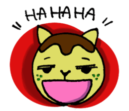 Octopus Dumpling Cat's usual day sticker #1142435