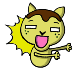 Octopus Dumpling Cat's usual day sticker #1142439