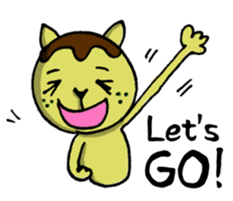 Octopus Dumpling Cat's usual day sticker #1142443