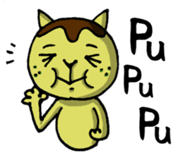 Octopus Dumpling Cat's usual day sticker #1142449