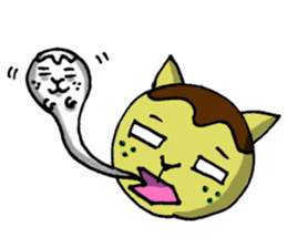 Octopus Dumpling Cat's usual day sticker #1142456