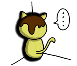 Octopus Dumpling Cat's usual day sticker #1142464