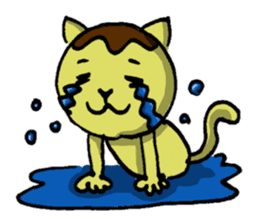 Octopus Dumpling Cat's usual day sticker #1142465