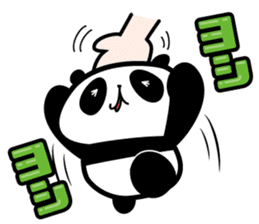 Positive panda sticker #1142844