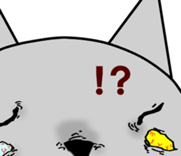 Housesitting cat Coro's girl's mind sticker #1143044