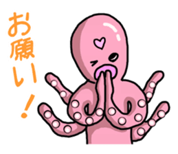 A great life of George of an octopus sticker #1143832