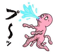 A great life of George of an octopus sticker #1143838