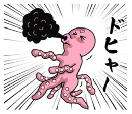 A great life of George of an octopus sticker #1143839