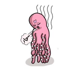 A great life of George of an octopus sticker #1143852