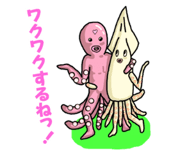 A great life of George of an octopus sticker #1143865