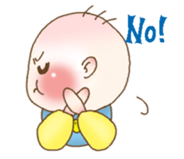 baby face sticker #1143959