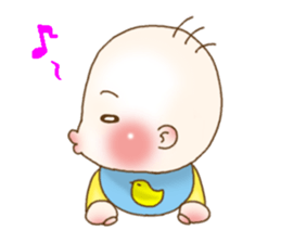 baby face sticker #1143977