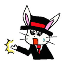 Billy Gang Rabbit sticker #1144430
