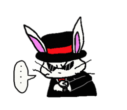 Billy Gang Rabbit sticker #1144440