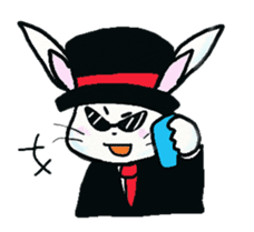 Billy Gang Rabbit sticker #1144444