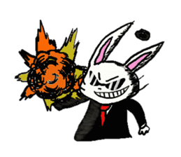 Billy Gang Rabbit sticker #1144447