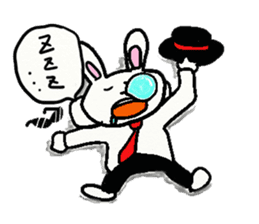 Billy Gang Rabbit sticker #1144452