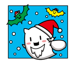 ghost cat [nyanbake] sticker #1144905