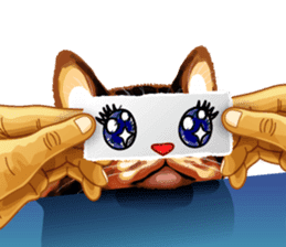 Meme The Cat sticker #1144907