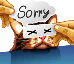 Meme The Cat sticker #1144914