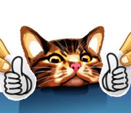 Meme The Cat sticker #1144915