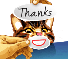 Meme The Cat sticker #1144916