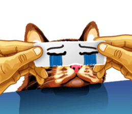 Meme The Cat sticker #1144923