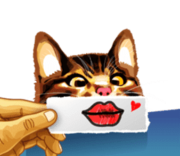 Meme The Cat sticker #1144929