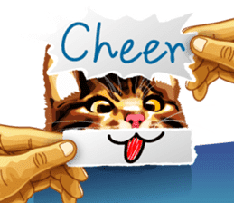 Meme The Cat sticker #1144932