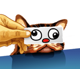 Meme The Cat sticker #1144937