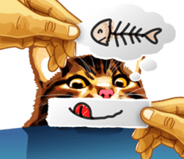 Meme The Cat sticker #1144940